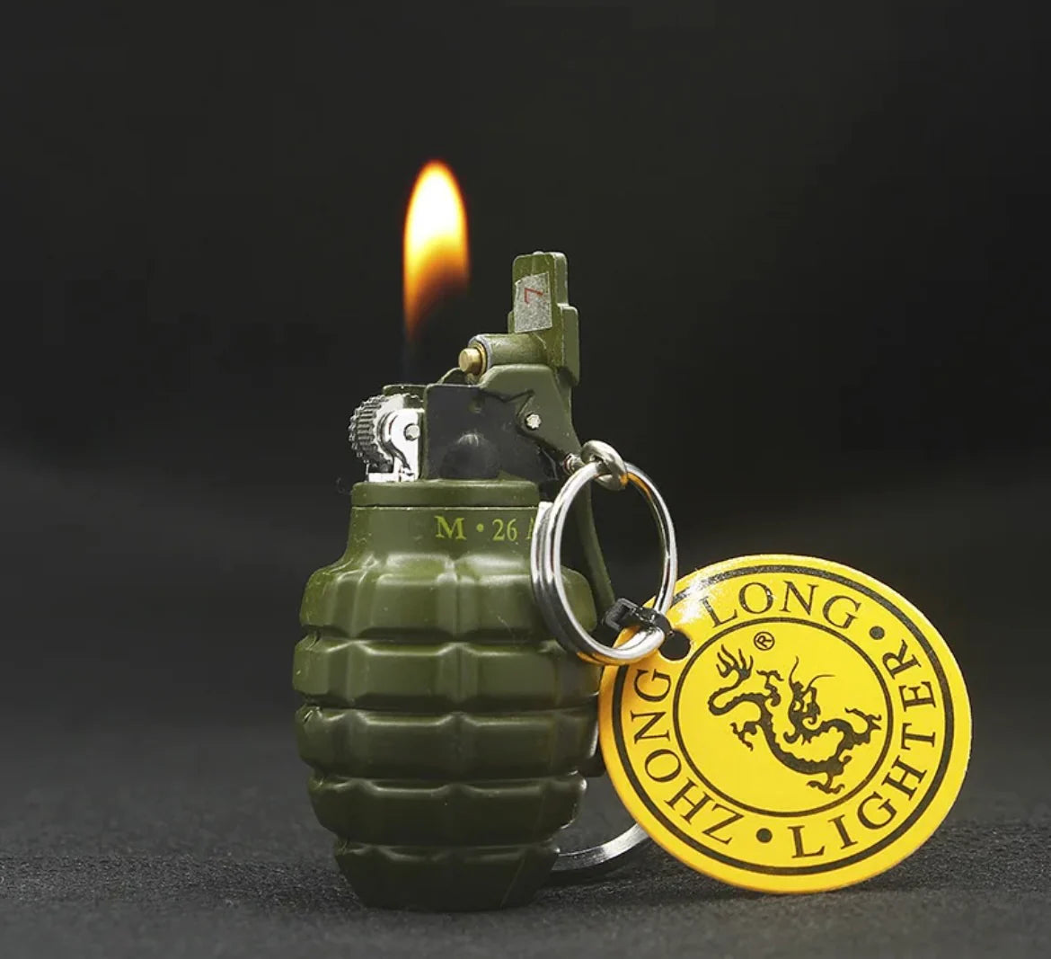 Olive Tactical Pod Keychain Lighter