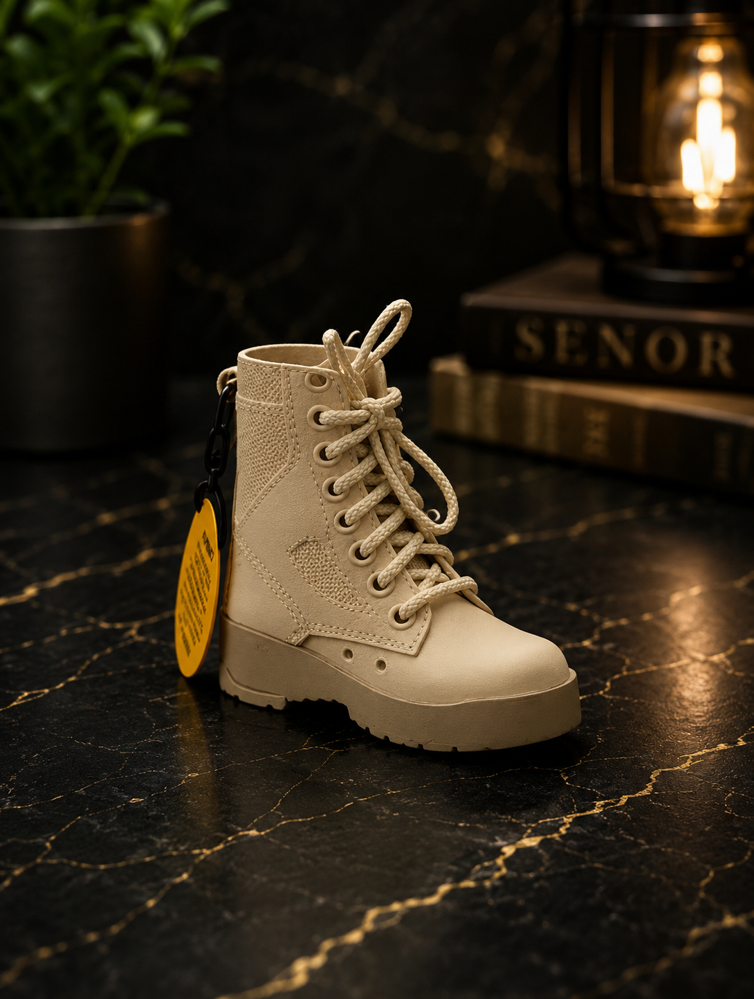 Sneaker Shoe Shape Refillable Lighter – Tan Mini Boot Design