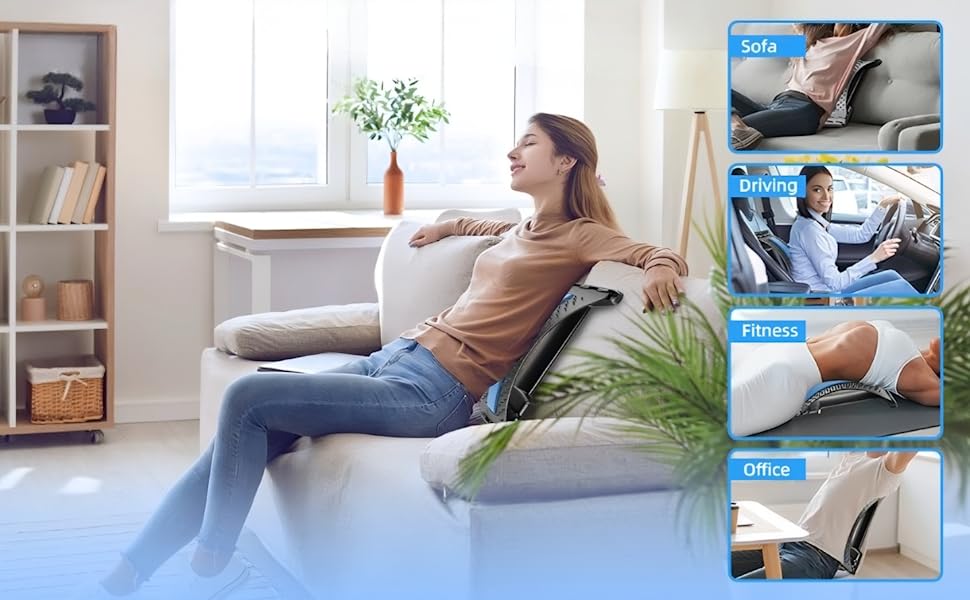 Spine Ease Back Stretcher (Pain Relief & Posture Support)