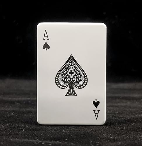 Ace Card Flame Lighter – Premium Refillable Butane Pocket Lighter