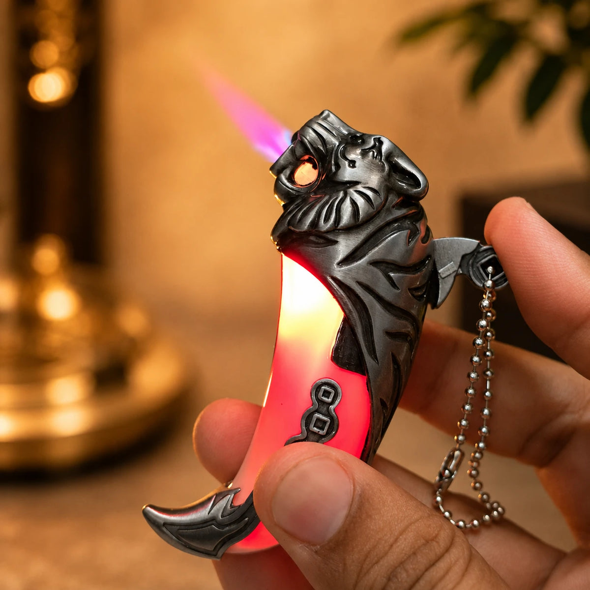 Premium Tiger Claw Windproof Flame Lighter