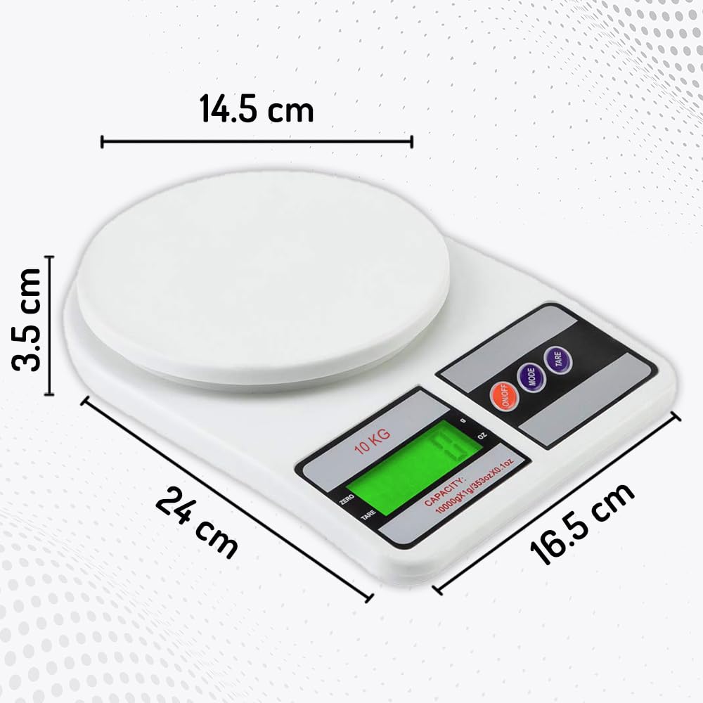 Smart Weight Kitchen Scale (Accurate Cooking & Diet Control)