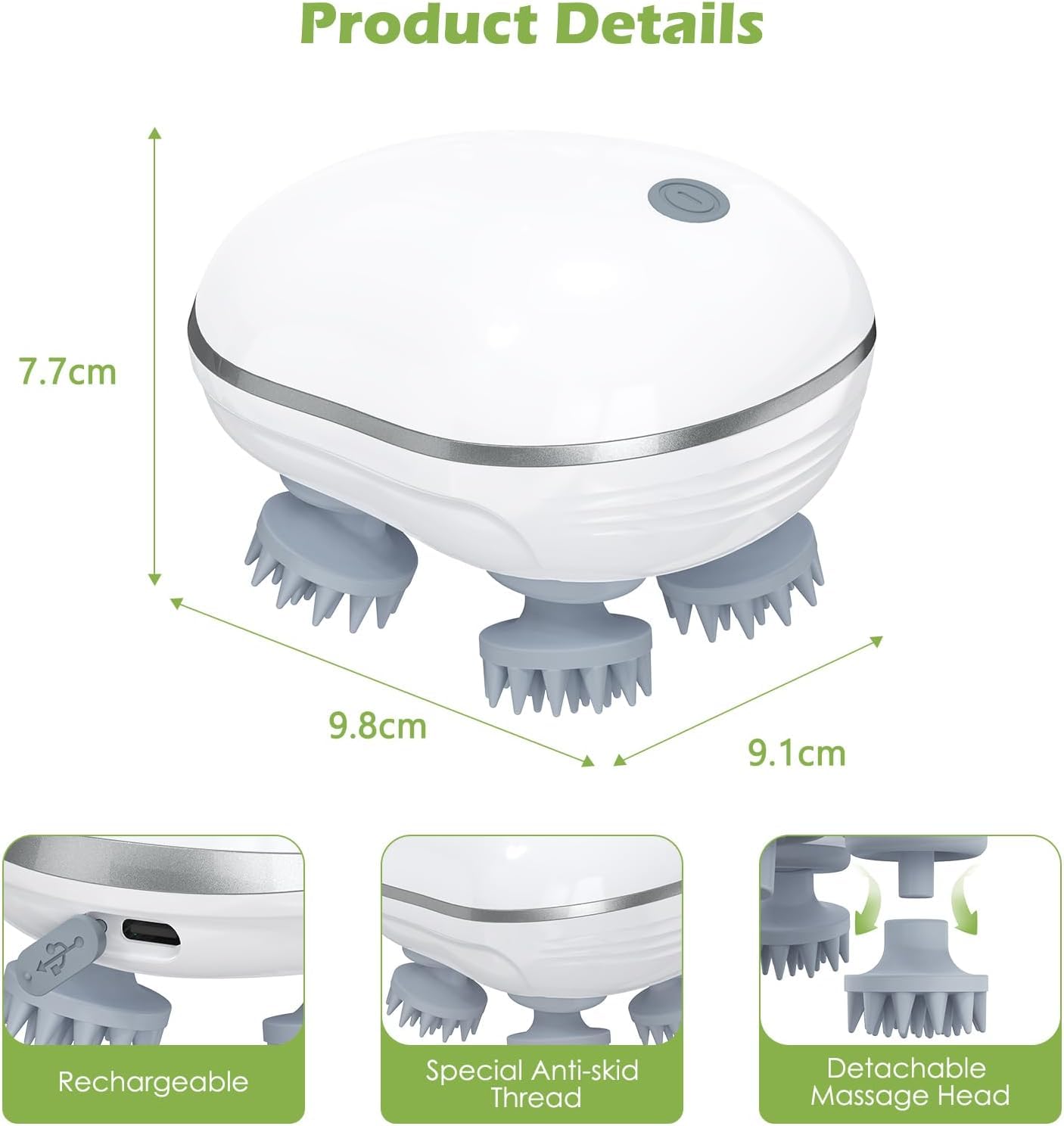 Scalp Ease Massager (Hair Growth & Stress Relief)