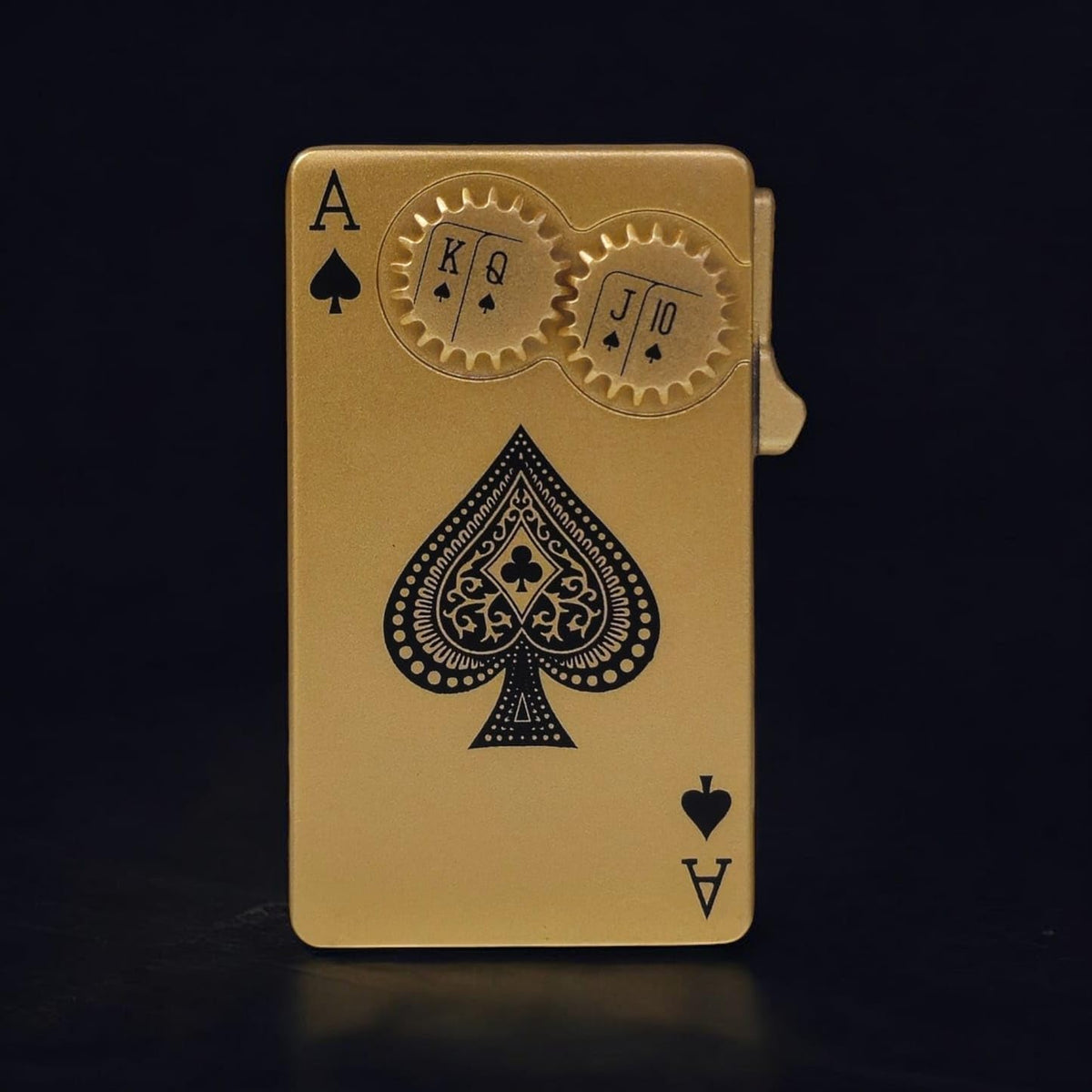 Premium Ace of Spades Gear Flame Lighter