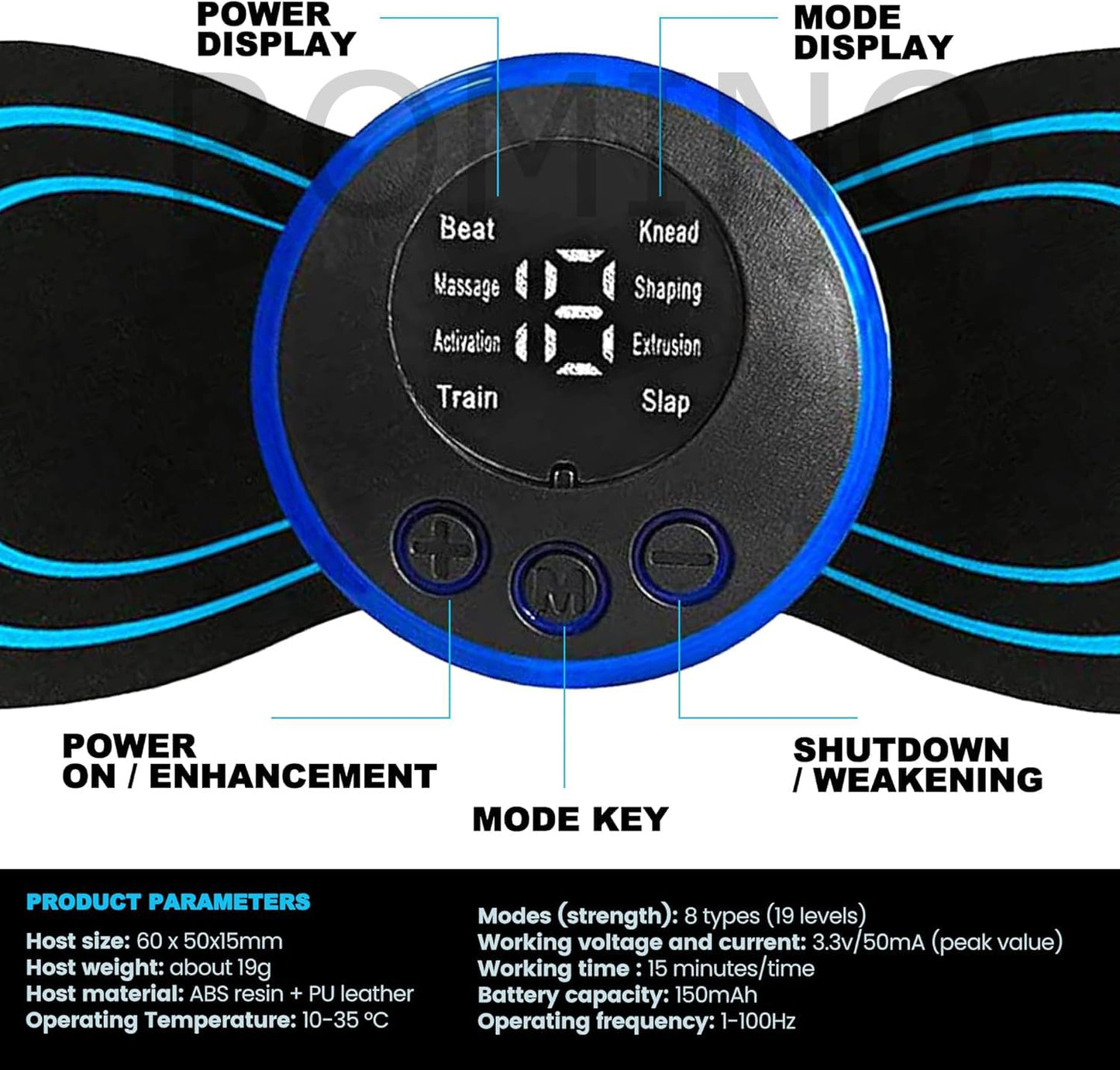 Pulse Ease Wireless Massager (Pain Relief & Relaxation)