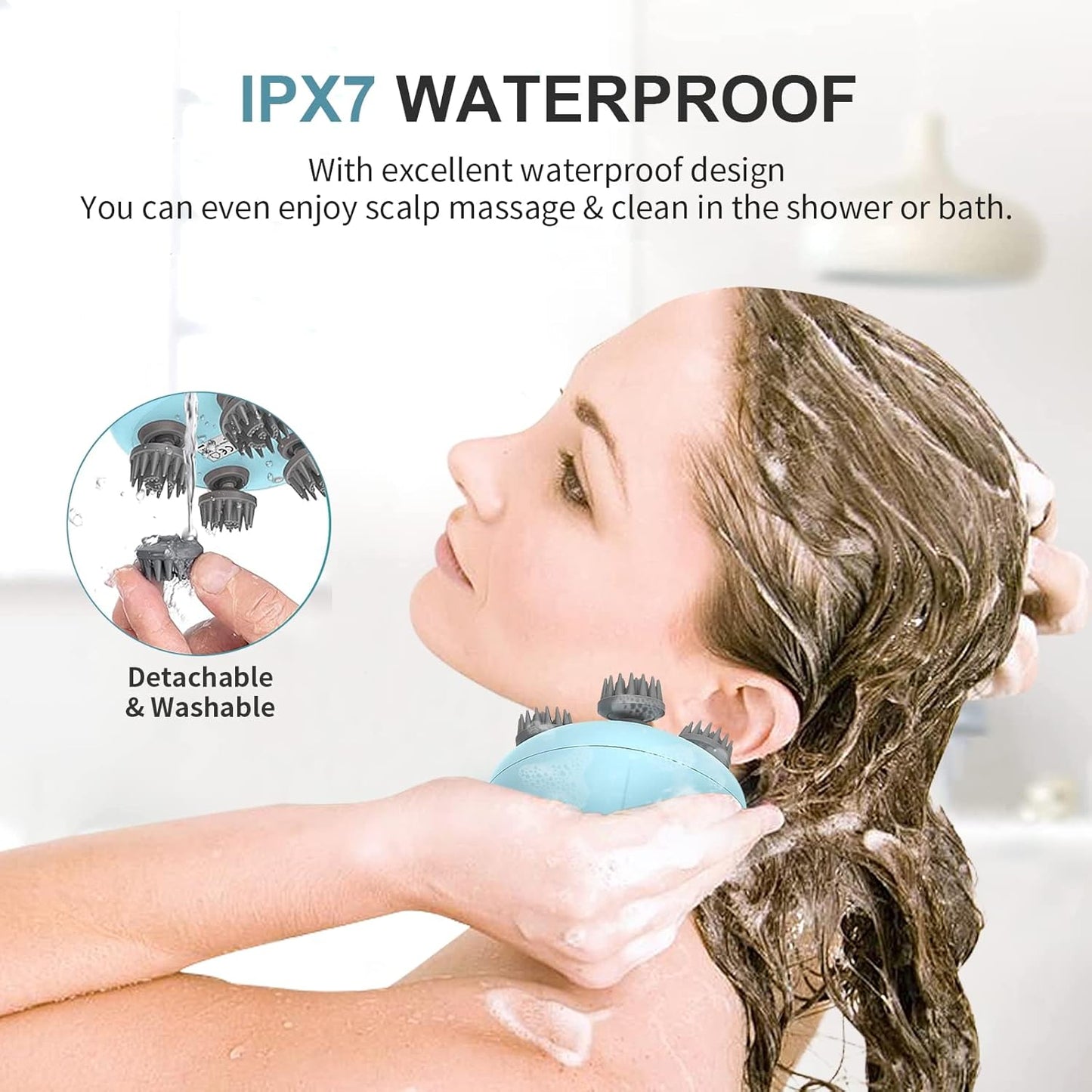 Electric Scalp Massager for Hair Growth and Body Relaxing