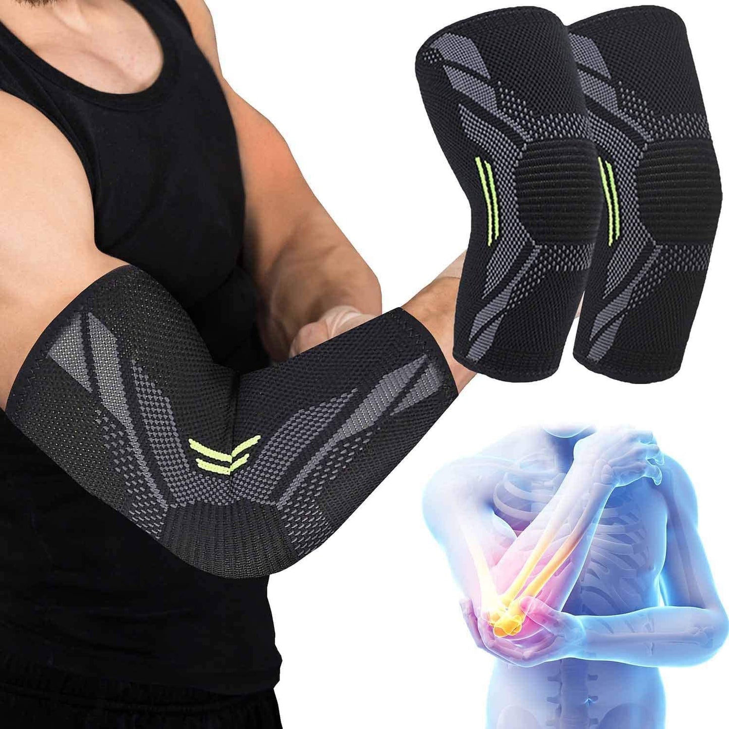 Flex Pro Elbow Support (Pain Relief + Gym Performance)