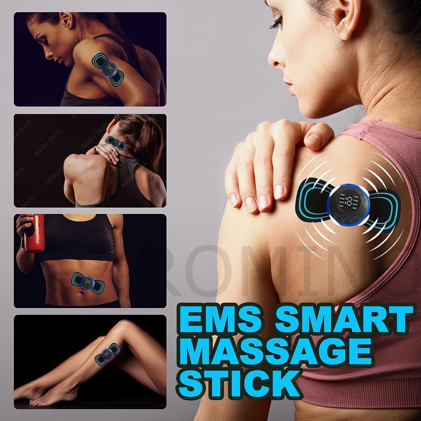 Pulse Ease Wireless Massager (Pain Relief & Relaxation)