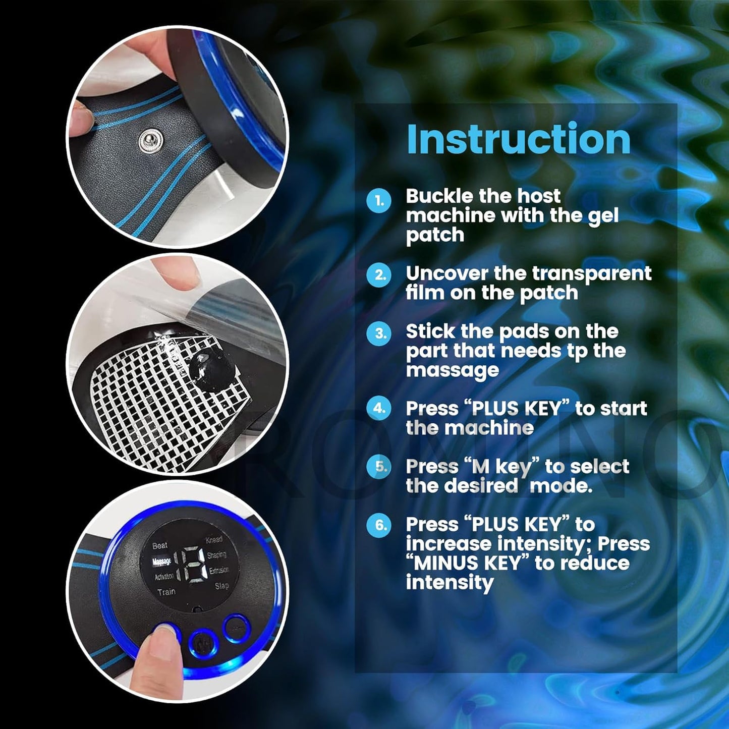 Pulse Ease Wireless Massager (Pain Relief & Relaxation)