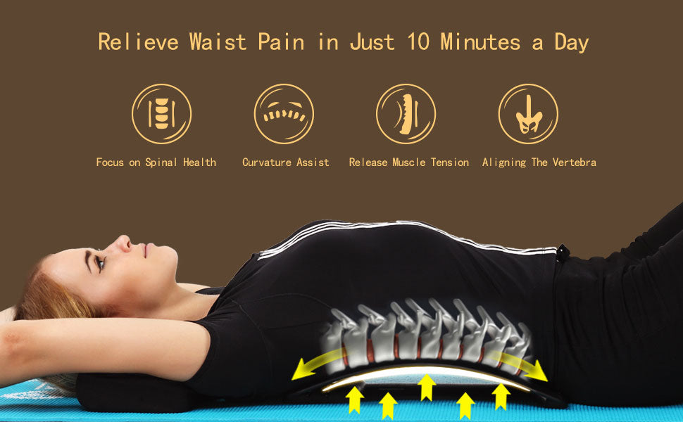 Spine Ease Back Stretcher (Pain Relief & Posture Support)