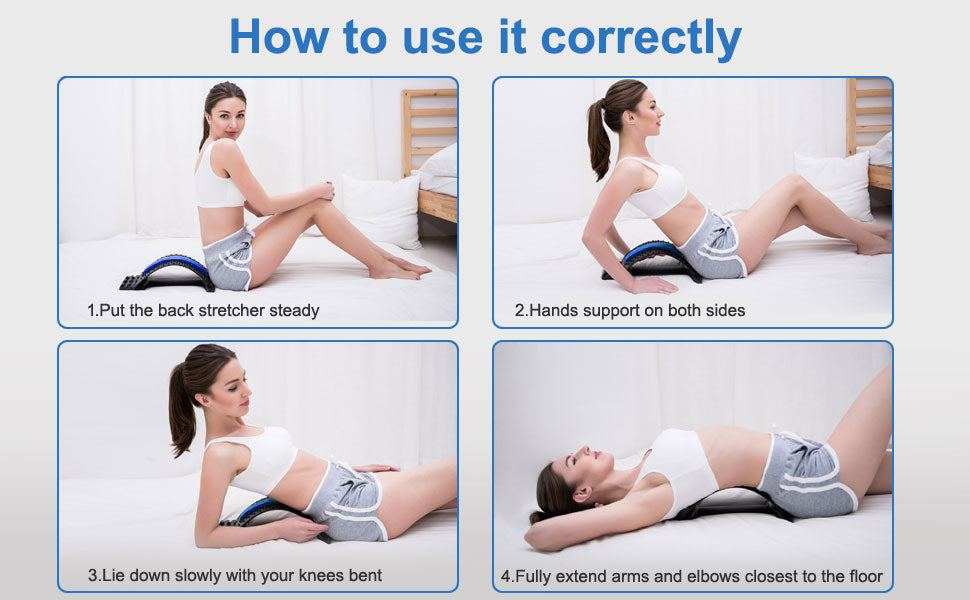 Spine Ease Back Stretcher (Pain Relief & Posture Support)