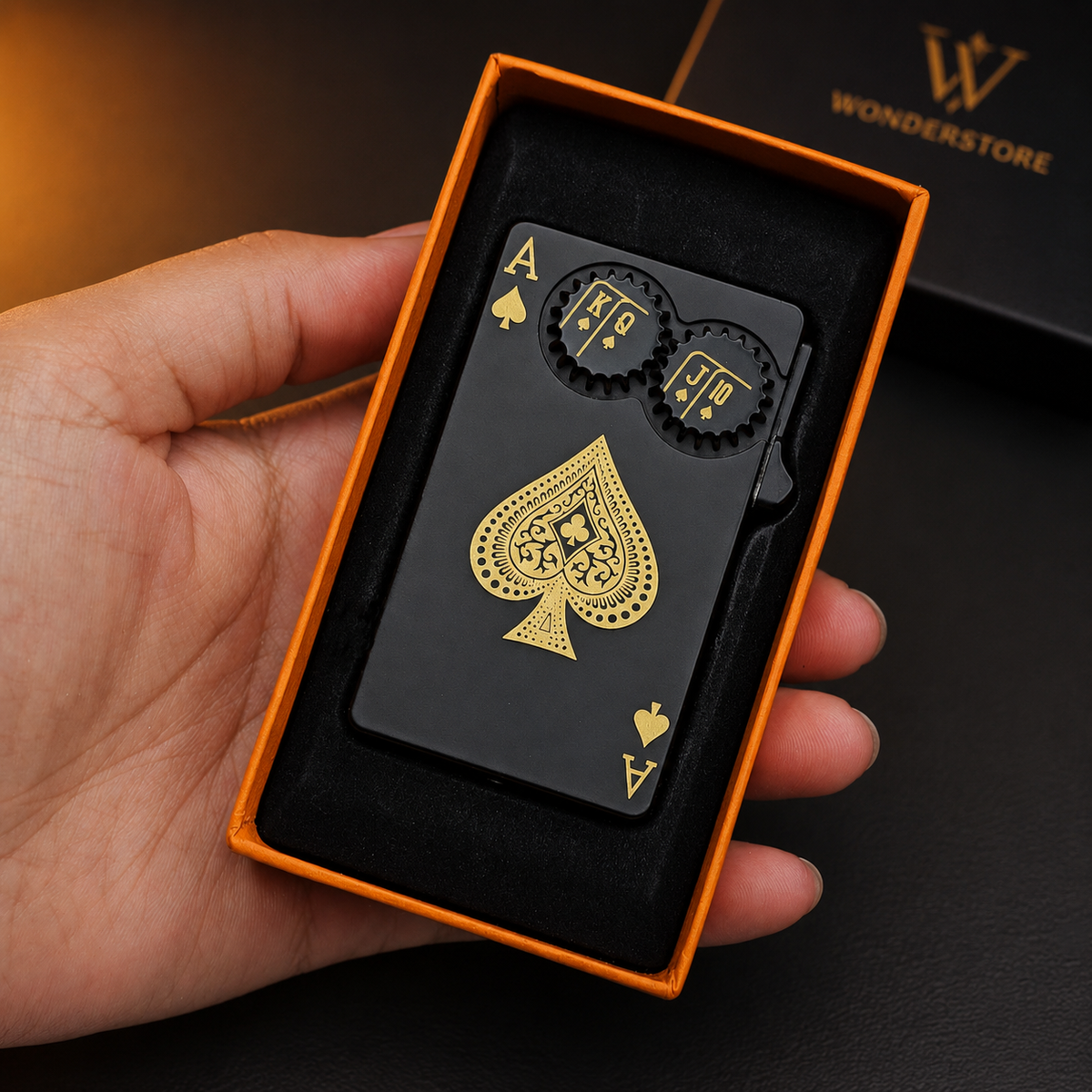 Royal Spade Gear Lighter