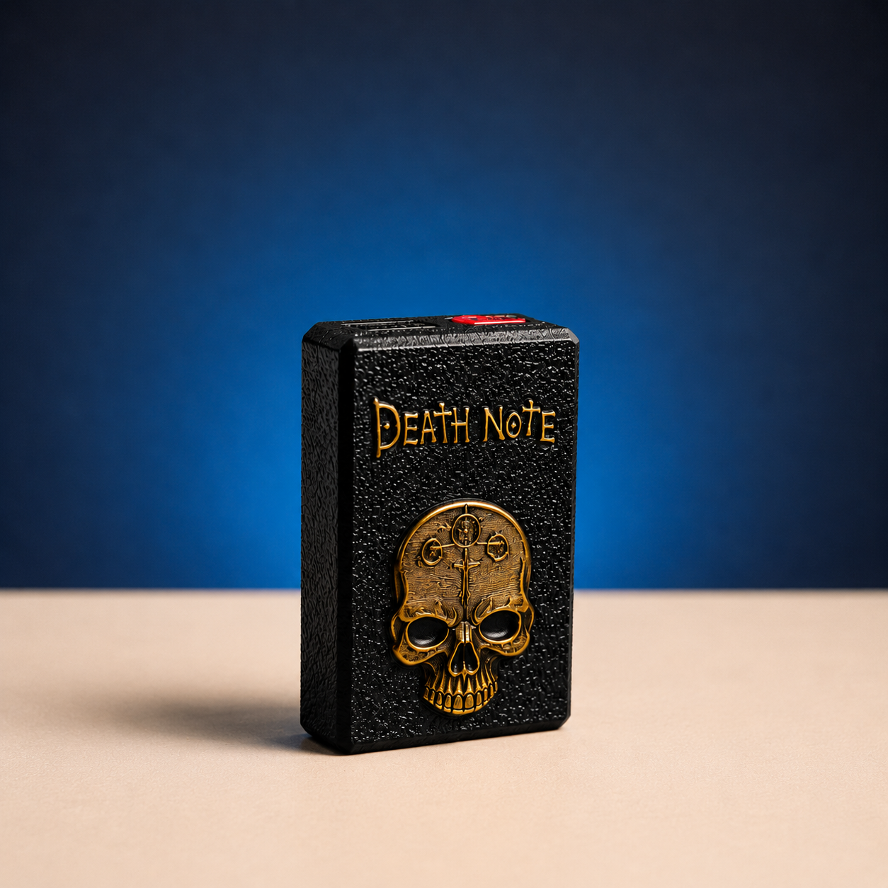 Death Note Black Skull Butane Lighter – Windproof Pocket Flame Lighter