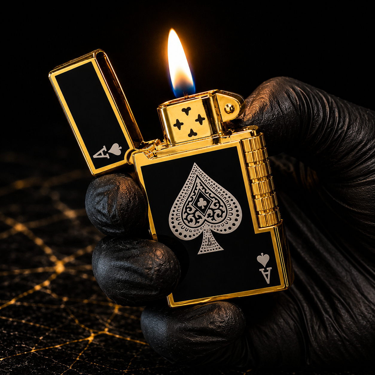 Ace of Spades inspired collectible lighter